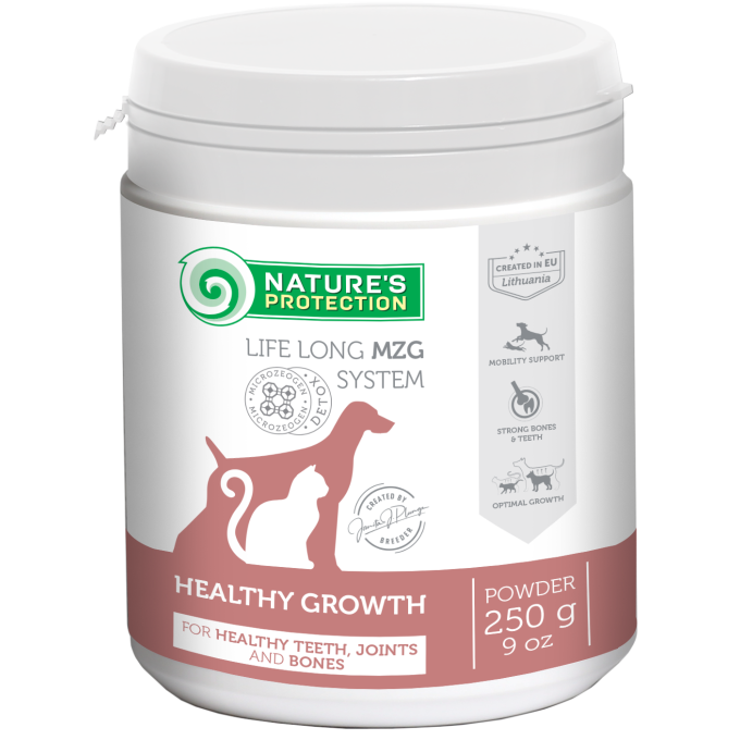 Growth vitamins for new arrivals dogs